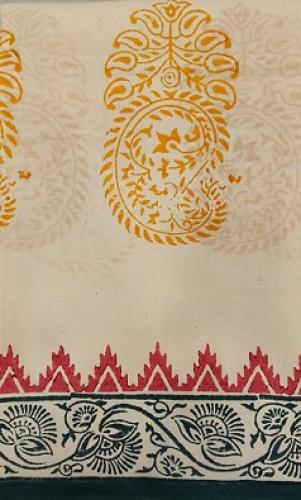 Pedalloom Block Printed Cotton Sarees